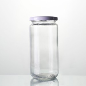 Factory Cheap Glass Jar With Screw Top Lid - 720ml Food Grade Canning Jars With Metal Lids  – Ant Glass