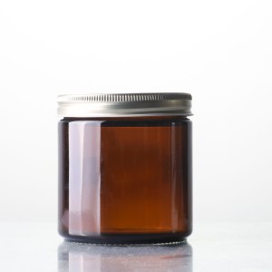 High reputation Glass Spice Jar With Metal Lids - 16OZ amber straight sided glass jars – Ant Glass