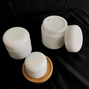 Recipientes de vidro vazios de 50g e 100g para creme de produtos de beleza