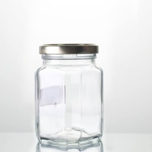 6oz Tamato Sauce Victorian Flint Glass Jam Jar