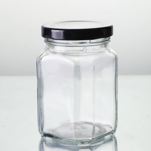 6oz Tamato Sauce Victorian Flint Glass Jam Jar