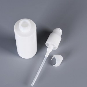 White Porcelain 40ml-120ml Pump Cosmetics Glass Containers