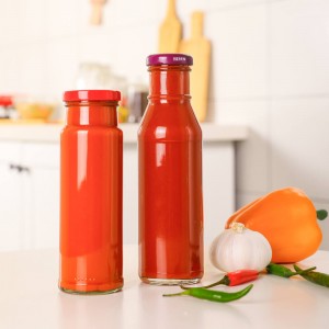 260ml Hot Flavor Spicy Chili Sauce Glass Container