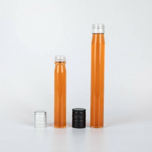 50ml 100ml Sampel Minuman Keras Botol Kaca dengan Penutup Aluminium