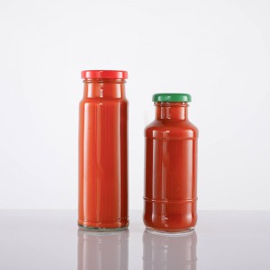 260ml Hot Flavor Spicy Chili Sauce Glass Container