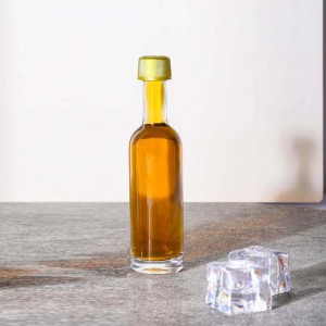 Okrągły pojemnik na olej o pojemności 1,7 uncji, szklana butelka Arizona