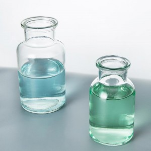 Bouteille de réactif en verre broyé chimique transparent de 500 ml 1 L