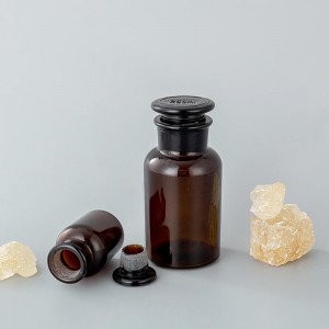 30ml 60ml 120ml Amber Lautele Mouth Glass Reagent Fagu