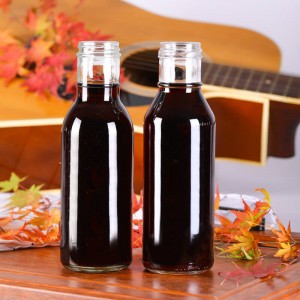 375ml Ringneck Maple Syrup Glass Bottle with Cap