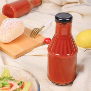 500ml Hot Sauce Juice Glass Decanter Bottle