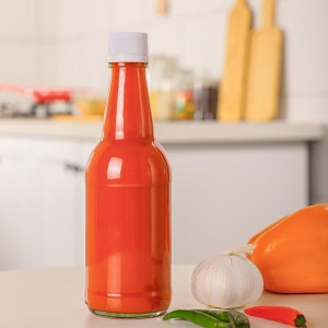 11oz Ketchup Glass Chili Sauce Bottle BBQ Container