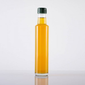 270 ml õhuke kõrge oliiviõli Dorica klaaspudel