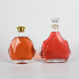 Designer 700ml Cognac Brandy Bottle with Glass Stopper