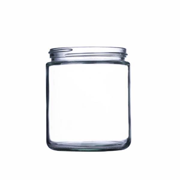 16oz Clear Glass Straight Sided Jar