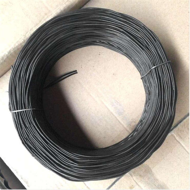 Gauge 18 soft black annealed twist wire1kg/coil for Brazilian market