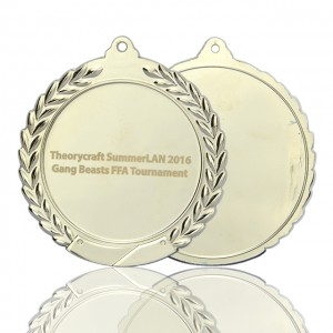 Hot Sale kanggo Custom Design 3D Gold Silver Bronze Olahraga Medal