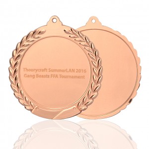 ໂຮງງານຜະລິດສໍາລັບປະເທດຈີນ Factory Custom Made Gold 3D Metal Alloy Running Championships Medallion Manufacturer Customized Sports Tournament Award Medal Souvenir Medal with Black Ribbon