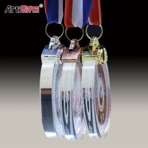 Artigifts – trophées de basket-ball en verre gravé au Laser 3D, sur mesure, en cristal transparent vierge, en acrylique, médaille de récompense, vente en gros