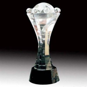 High Grade Cheap Custom Shape Sports Competition Trophy Cup Crystal Glass Awards Trophies