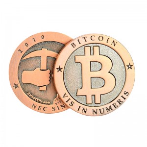 Izzivni kovanec po meri oblikovan žigosanje vgraviran spominek spominski kovanec kovinsko prevlečen baker