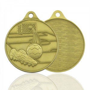 Souvenir de fabricación de fábrica Ouro Prata Cobre Metal Fútbol Voleibol Baloncesto Medallas deportivas personalizadas Medallón