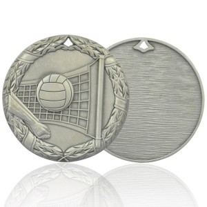 Souvenir sa Paggama sa Pabrika Gold Silver Copper Metal Football Volleyball Basketball Custom nga Medalya sa Sports Medalyon