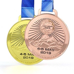 Sports Medal With Ribbon Maker Κατασκευαστής στην Κίνα Hollowout Simple Custom Dance University Academic Dancing Medals and Trophies