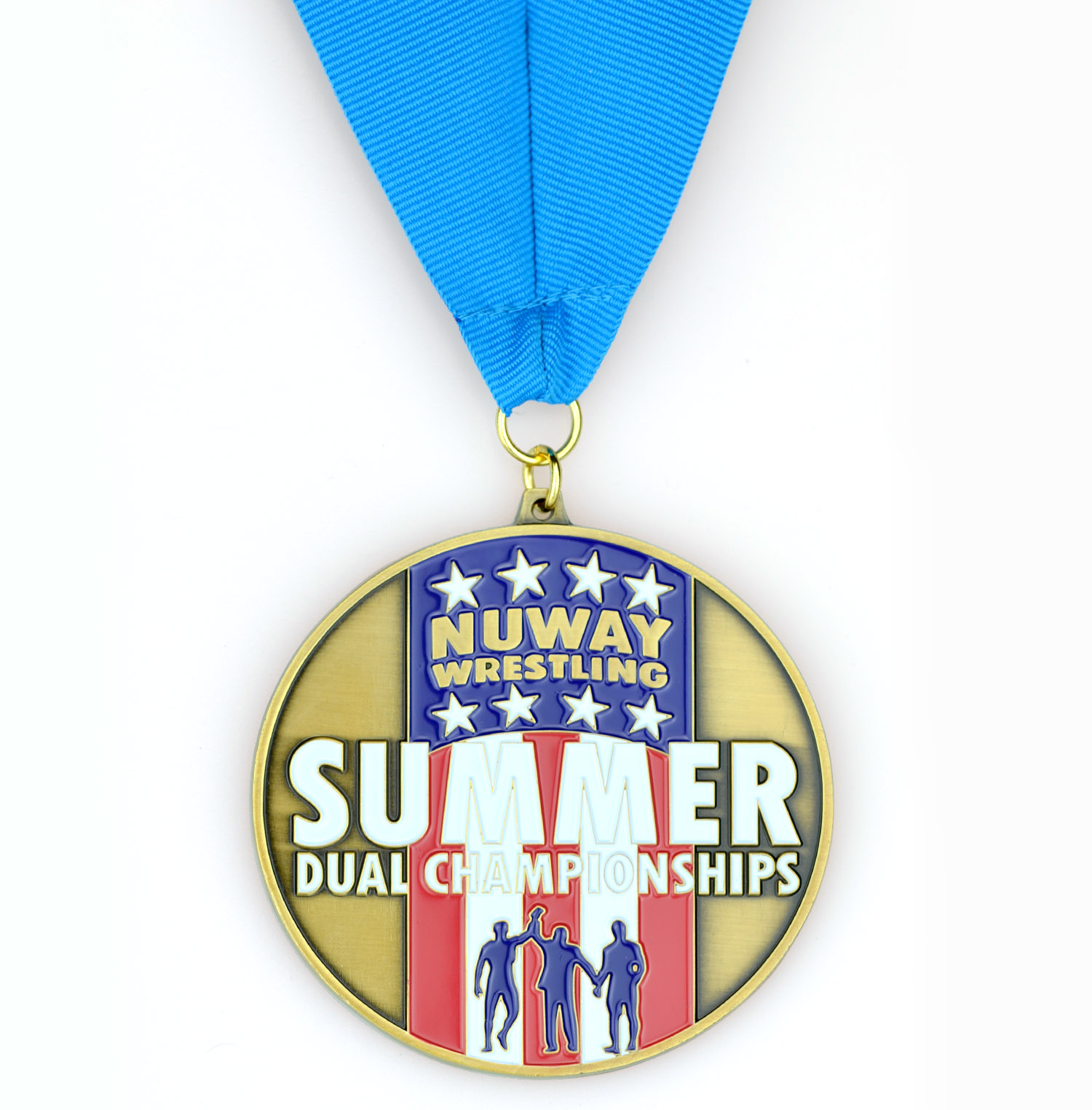 High Quality Souvenir Zinc Alloy  Custom Logo Metal Summer Dual Championships Wrestling Judo Taekwondo Karate Marathon Running Sport Medal (4)