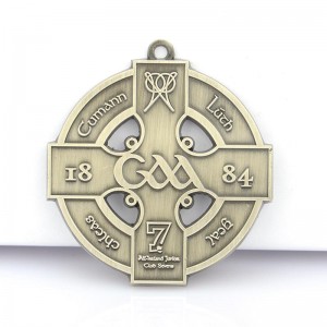 Manufacturer Cheap Price OEM ODM Die Cast Bespoke Souvenir Vintage Silver Sport Award Metal Custom Die Casting Medal
