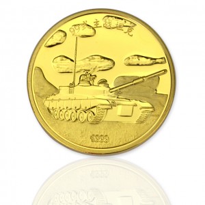 Eșantion gratuită Logo personalizat Design 2D Suvenir Evenimente istorice Monede Antique Gold Metal Military Challenge Monede