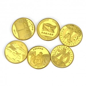 Kohandatud logo tasuta näidis 2D-disain, suveniirid ajaloolised sündmused, mündid, antiiksed kullast metallist sõjalise väljakutse mündid