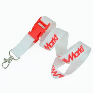 Artigifts Oem Maker Promotion Gifts Ribbon Fabric Chain Key Chain Blank Breakaway Lanyard دسته کلید نایلونی سفارشی به صورت عمده