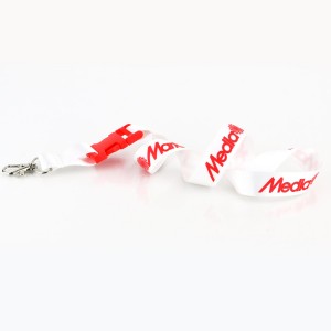 Artigifts Oem Maker Promotion Gifts Ribbon Fabric Key Chain Blank Breakaway Lanyard Custom Nylon Keychain Lanyards In Bulk