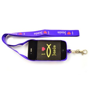Blank Sublimation Custom Retractable Tool Necklace Lanyard Safety Office Cellphone Case Lanyard Mobile Phone Strap