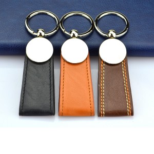 Artigifts Keyrings Made Personalized Sublimation Blank Custom Laser Car Logo Mens Pu Leather Keychain Designer Key Chain Leather