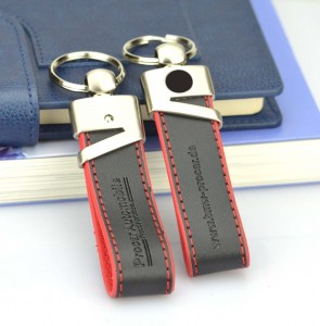 Oem Artigifts Key Chain Factory Direct Sale Keyholder Keyring Custom Logo Car Leather Key Rings Pu Leather Keychain පුද්ගලීකරණය