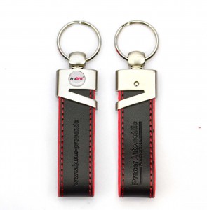 Oem Artigifts Key Chain Factory Direct Sale Keyholder Keyring Custom Logo Car Leather Key Rings Pu Leather Keychain Personalized