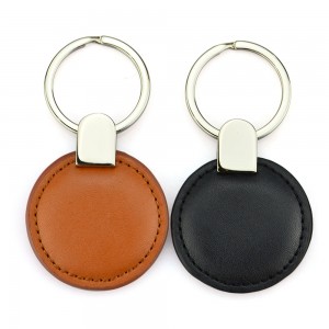 Advertising Gift Key Ring Maker Personalized Keyring Sublimation Printed Pu Leather Key Chain Custom Car Logo Blank Keychain