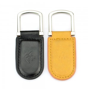 ကြော်ငြာလက်ဆောင် Key Ring Maker စိတ်ကြိုက်သော့ချိတ် Sublimation ရိုက်နှိပ်ထားသော Pu Leather Key Chain စိတ်ကြိုက်ကား Logo Blank Keychain