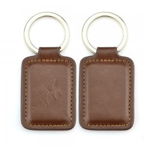 Advertising Gift Key Ring Maker Personalized Keyring Sublimation Printed Pu Leather Key Chain Custom na Logo ng Kotse Blank Keychain