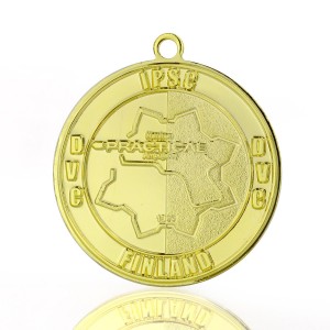 Hot sale Sports Event Zinc Alloy Metal Hollowing out 3D Champion Medal