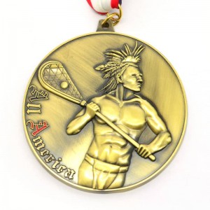 Intengo ephansi I-Wholesale Custom Design Metal Textured Ribbon Zinc Alloy 3D Marathon Running Sports Competition Medali