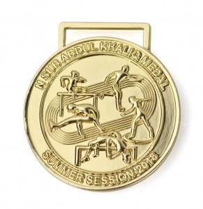 Sublimación Maratón Deporte Carrera Carrera Medalla Personalizada 3D Medalla de oro plateada y trofeos Medallas de pista y campo de metal