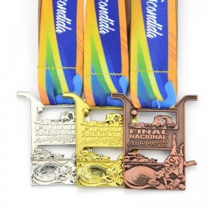 Propra Medalo Zinka Alojo 3D Metalo 5K Maratono Triatlono Taekvondo Vetkuro Finisto Premio Medaloj Sporto Kun Rubando