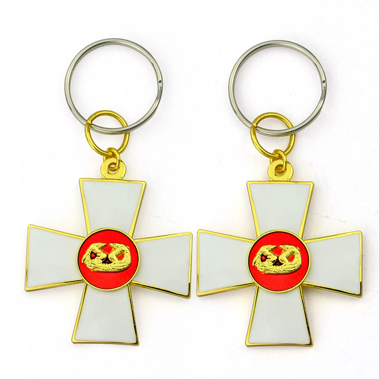 Trending Products Custom Shaped Metal Keychain - Luxury Business Promotion Gifts Key Chain Double Side Metal Custom Logo Keychain – Artigifts