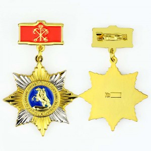 Marathon Sports Personalized Award Medallion Custom Zinc Alloy Sublimation 3D Engrave Plating Metal Golden Souvenir Military Medal