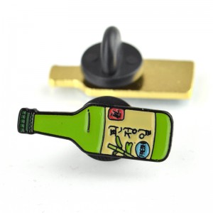 Nee Minimum Metal Coupe Lapel Pin Benotzerdefinéiert Logo New Design Soft Hard Emaille Téi Milk Beer Coffee Pin