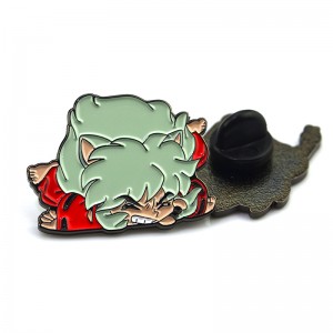 Factory Wholesale Pin Badge Custom Anime Cartoon Enamel Lapel Pin Personalized Dyed Metal Hard Soft Enamel Pins Low Moq