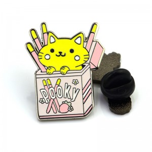 Custom Yakozwe Ikomeye Enamel Pin, Metal Cute Cartoon Lapel Pin Badge Kawaii Anime Lapel Pin Impano, Enamel Pin Igitonyanga