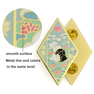 Cartoon Animals Lapel Pin Badge Custom Metal Craft Souvenirs Soft Hard Enamel Pin